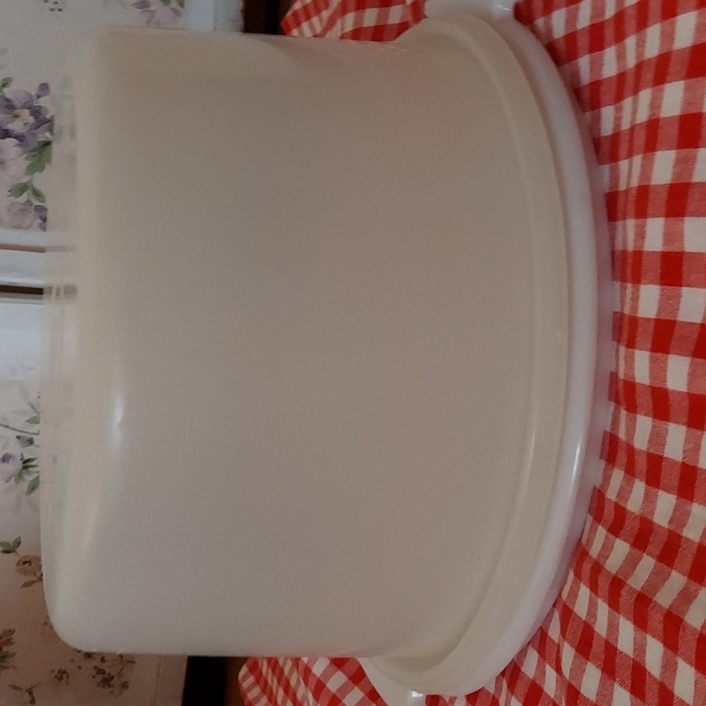 Tupperware cake carrier